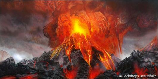 Backdrops: Volcano 2