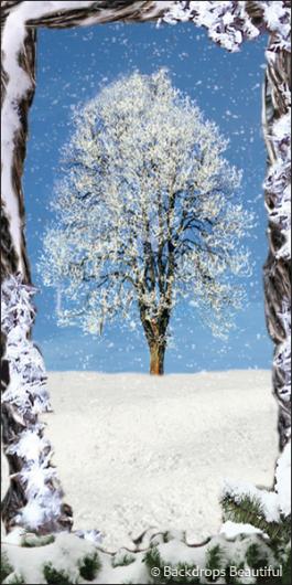 Backdrops: Tree 2D Winter