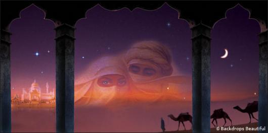 arabian nights backdrop