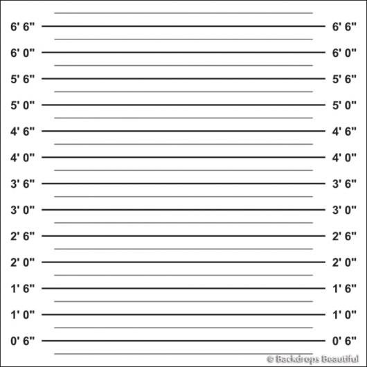 Mugshot Numbers Template