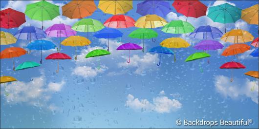 Backdrops: Umbrellas 3 Rain
