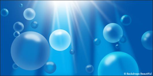 Backdrops: Bubbles 1 Blue