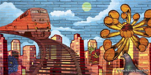 Backdrops: Graffiti 10 City