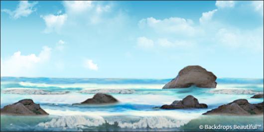 Backdrops: Ocean Rocks 1