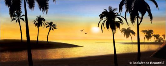 Backdrops: Sunset Beach 5B