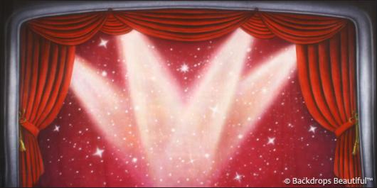 Backdrops: Stage Red 5