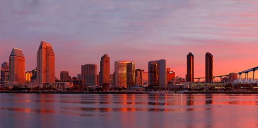 Backdrops: San Diego at Sunset