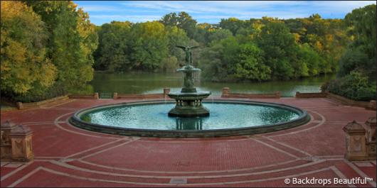 Backdrops: Central Park 7 Fountain