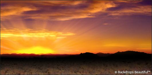 Backdrops: Desert Sunset 3