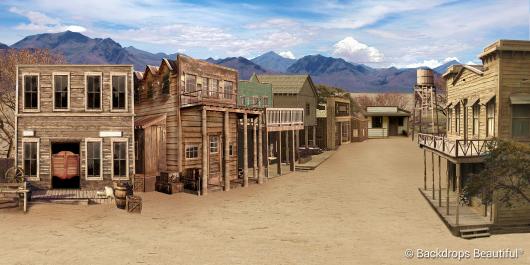 Backdrops: Old Western Town 9