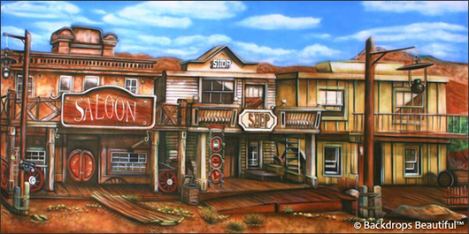 Backdrops: Old Western Town 2