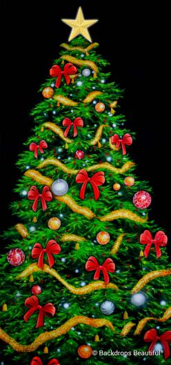 Backdrops: Xmas Growing Tree  1