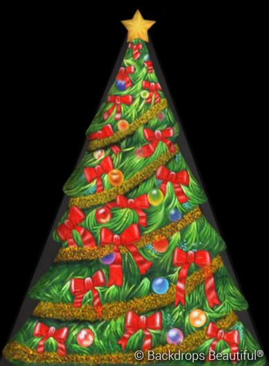 Backdrops: Xmas Growing Tree  8A