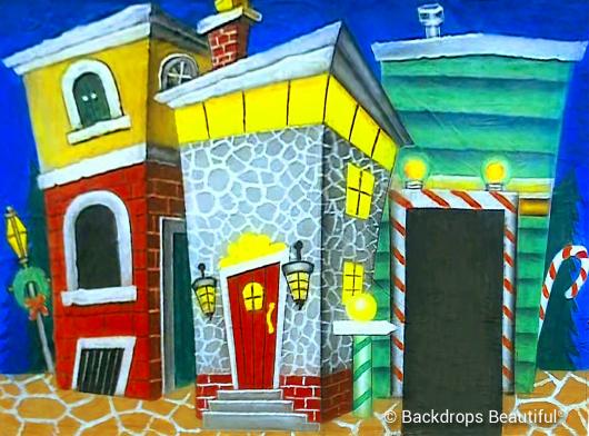 Backdrops: Xmas Town 1