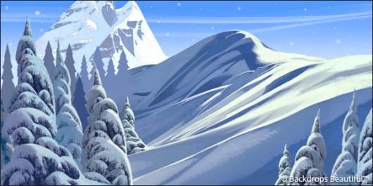Backdrops: Snow Mountain 4